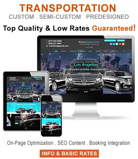 transportation seo web design
