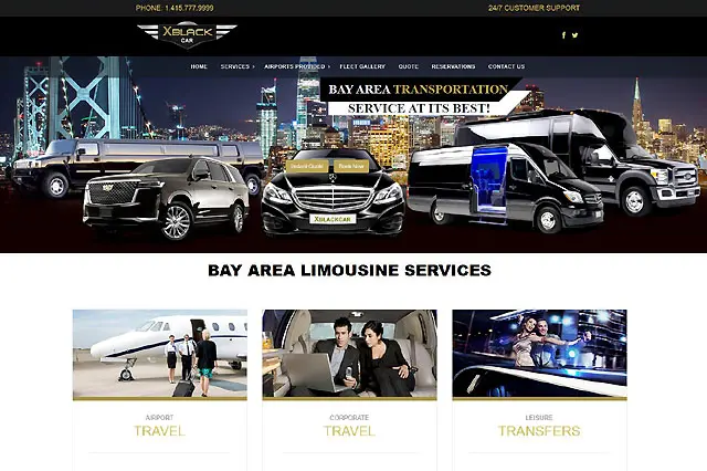 Transportation Custom Web Design