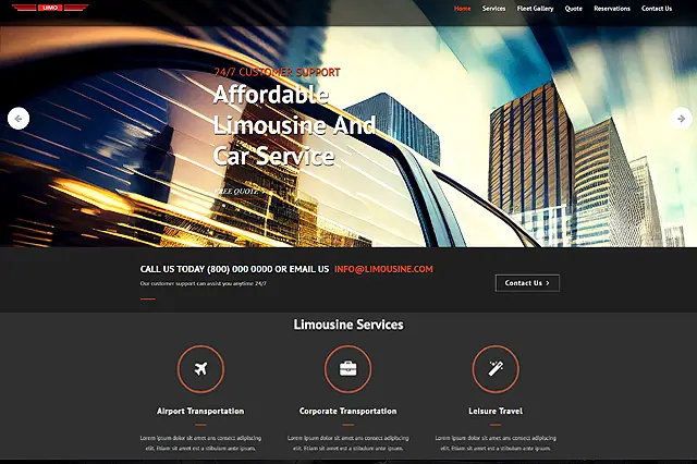 Transportation Pre Designed Sites